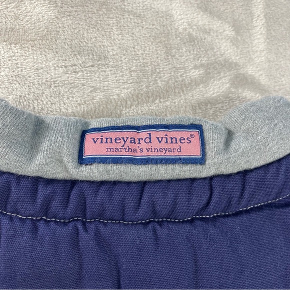Vineyard Vines Sweater Men's Sz 2XL Gray Pullover Quarter Zip - Picture 6 of 11